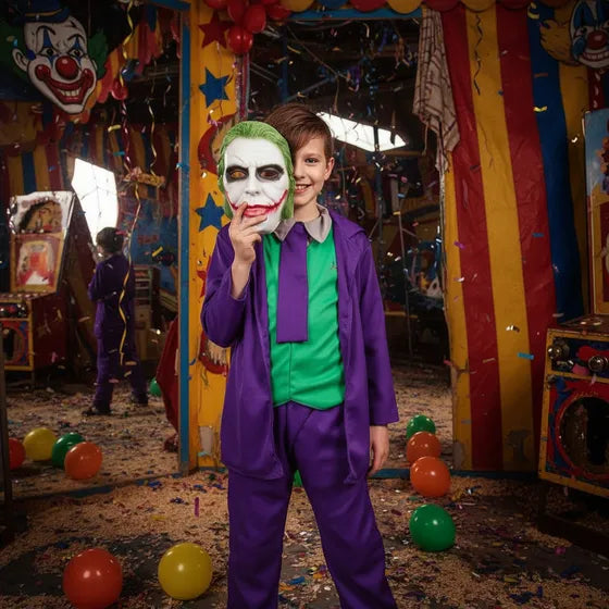 Disfraz Guasón Joker Halloween Niños Niñas
