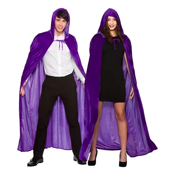 Capa Violeta Raven Jovenes Titanes Bruja Disfraz 130cm