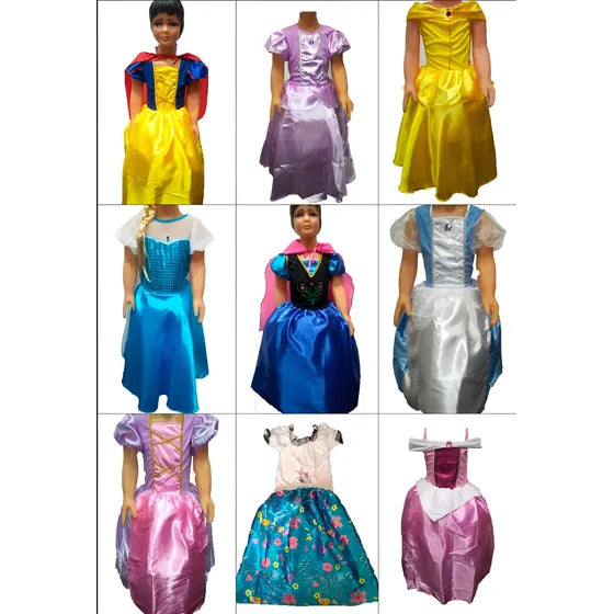 Vestidos Princesas Frozen,blancanieves,sofia,bella,rapunzel